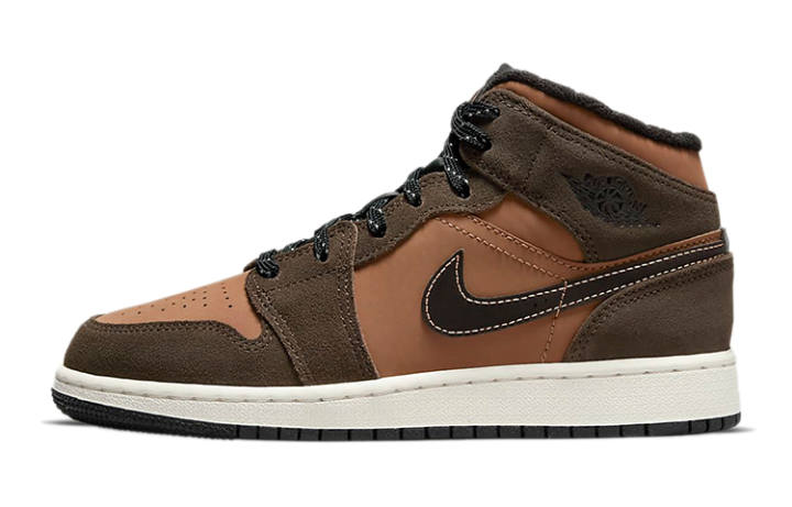 Jordan Jordan 1 Mid SE Dark Chocolate GS