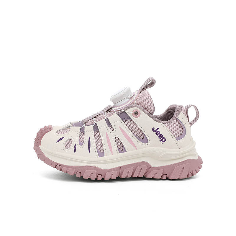 Jeep Low top Kids' Running Shoes Ecru/Dream Purple Kids'