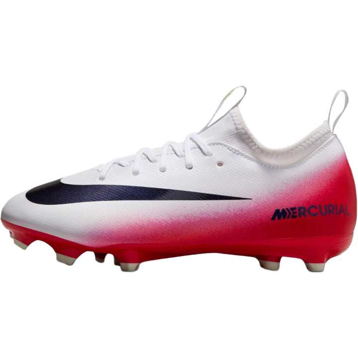 Nike Nike Mercurial Vapor 16 Academy Soccer Shoes White Red Kids'
