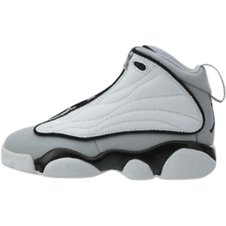 Jordan Jordan Pro Strong Leather Mid top Toddler Shoes Gray White Infant And Toddler