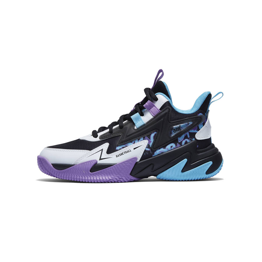 361°KIDS Brave Warrior 2.0 Synthetic Leather, Textile Low top Children's Basketball Shoes Blue Kids'