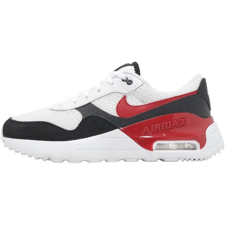 Nike Nike Air Max SYSTM Low top Casual Shoes White Red Unisex