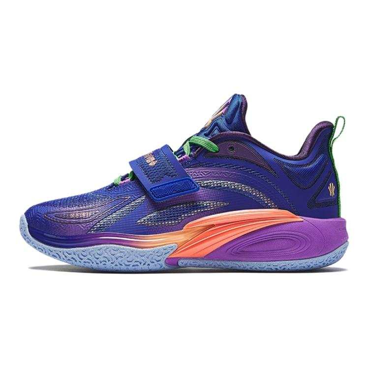 Antakids KAI 1 Low top Basketball Shoes Blue, Purple, Orange Teenagers