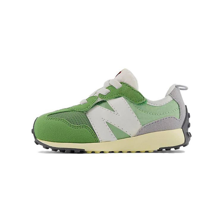 New Balance New Balance NB 327 NEW B Hook & Loop Comfortable Low top Toddler Shoes Green White Infant And Toddler