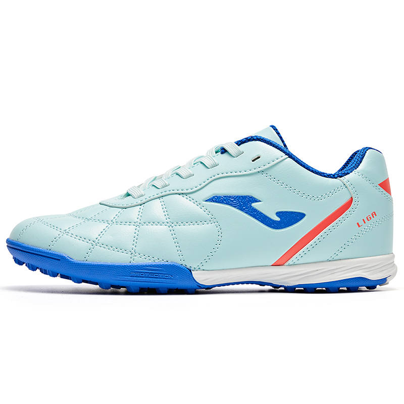 Joma Synthetic Leather Slip Resistant Abrasion Resistant Low top Kids' Soccer Shoes Light Blue Kids'
