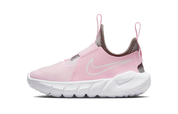 Nike Nike Flex Runner 2 Slip Resistant Cushioning Abrasion Resistant Breathable Low top Kids' Running Shoes Pink Kids'