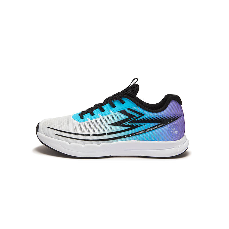 361°KIDS Slip Resistant Cushioning Abrasion Resistant Running Shoes 361 Degrees White/Lake Blue Unisex