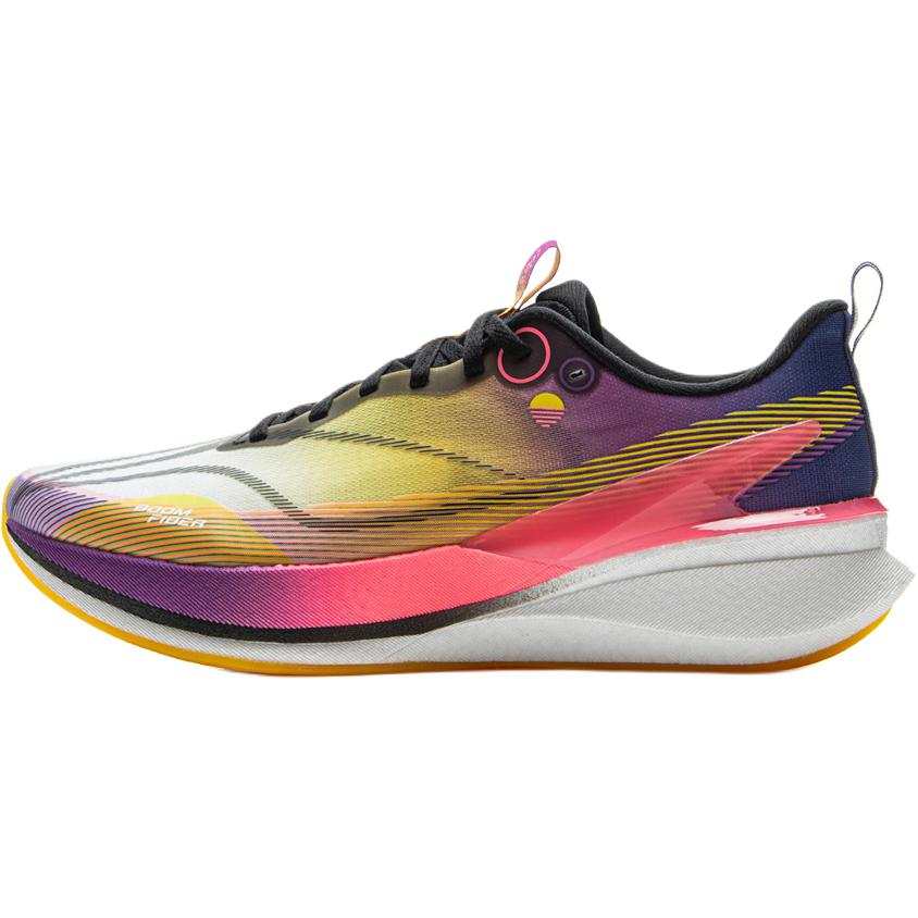 Li-Ning YOUNG Li Ning YOUNG Fabric Low top Running Shoes Blue White Yellow Teenagers