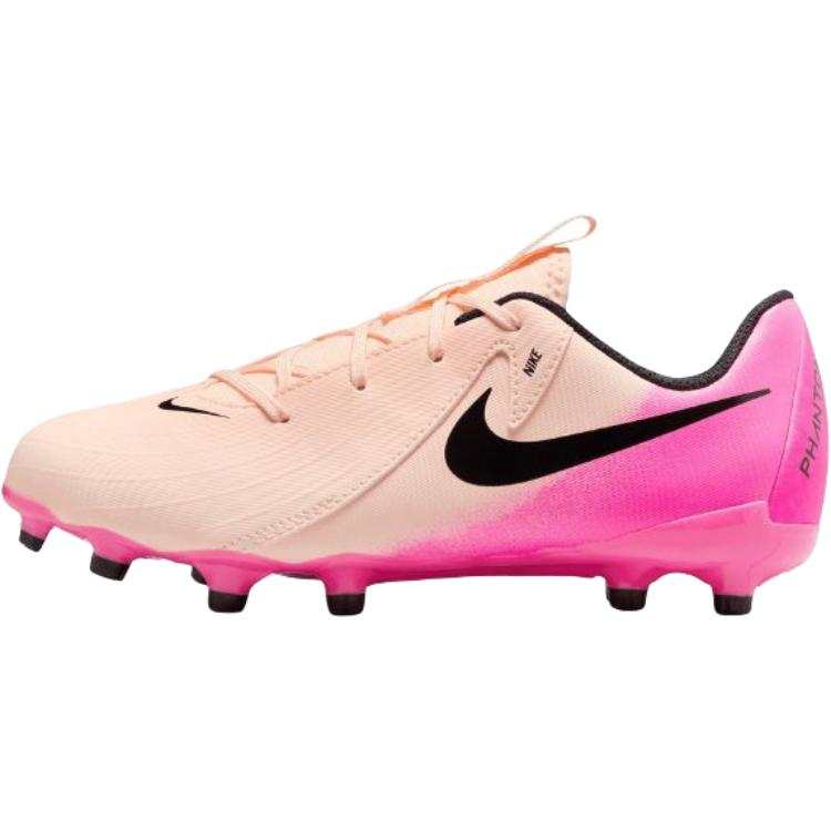 Nike Nike Phantom GX 2 Leather Slip Resistant Abrasion Resistant Low top Kids' Soccer Shoes Pink/Purple/Black Kids'
