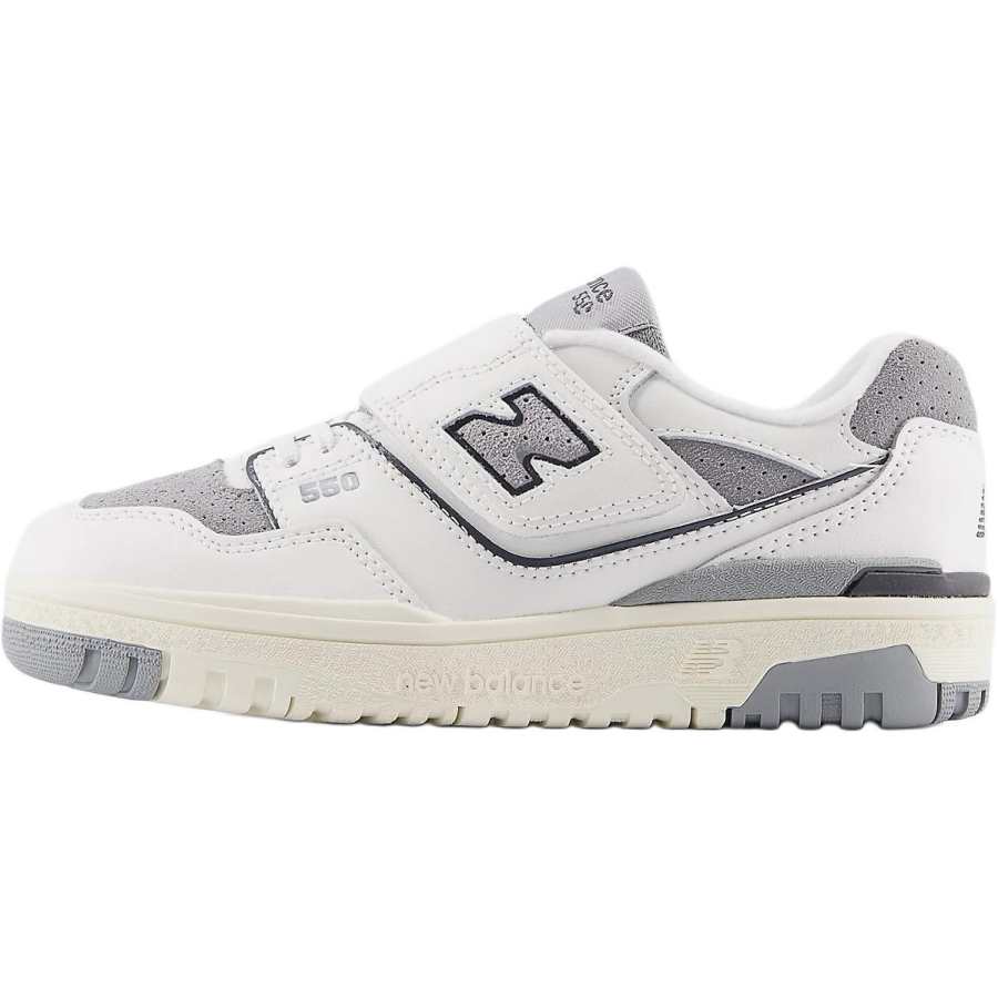 New Balance New Balance NB 550 Abrasion Resistant Low top Kids' Skateboarding Shoes White Children Aged 3 7 Years Old
