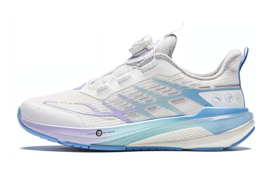 Antakids Low top Running Shoes White Silver Blue Unisex