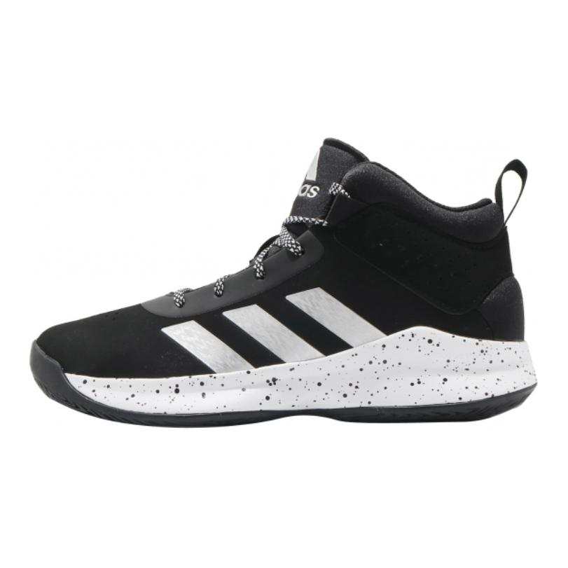 Adidas Adidas Cross Em Up 5 Breathable Mid top Children's Basketball Shoes Black White Kids'