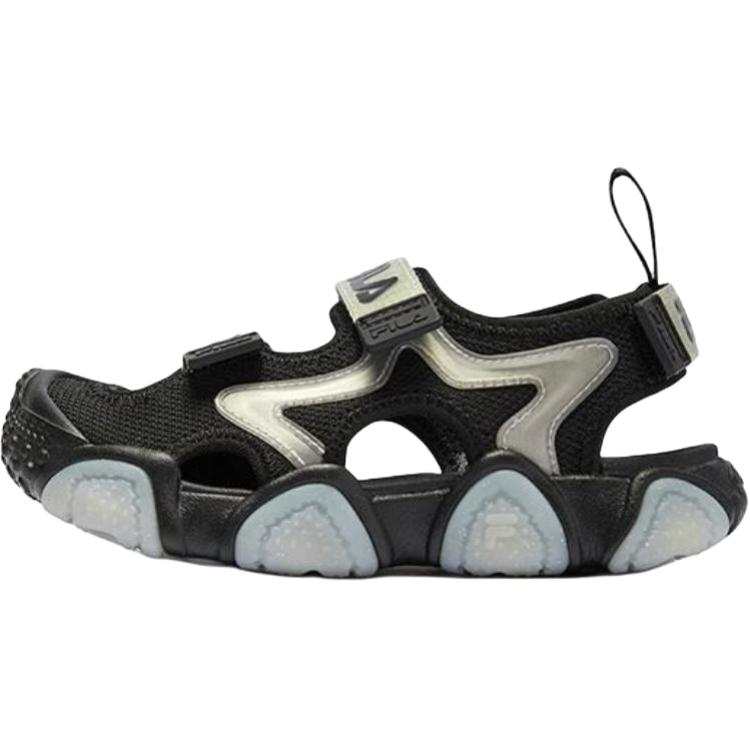 FILA KIDS SEASON FSW Starfish Slip Resistant, Abrasion Resistant, Breathable Children's Sandals Black Silver Kids'