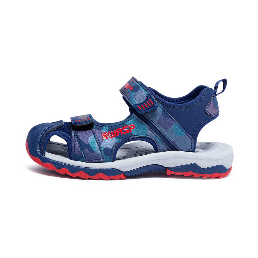 BIG WASP Synthetic Leather Low top Children's Sandals Dark Blue Red Kids'