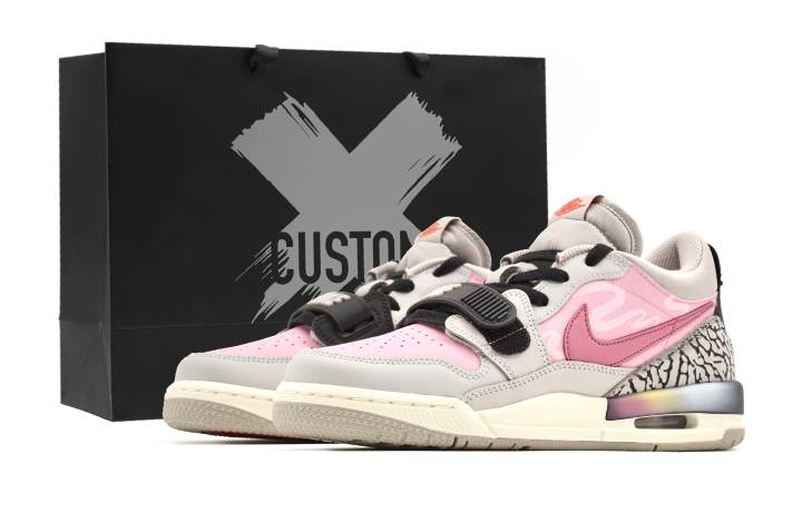 Jordan Jordan Legacy 312 Multicolor Sunset Crackle Slip Resistant Abrasion Resistant Slip Resistant Abrasion Resistant Low top