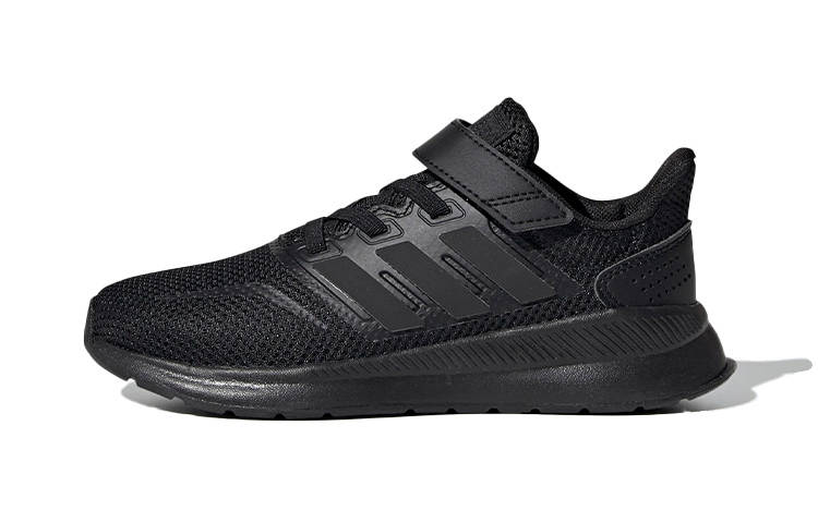 Adidas Neo Runfalcon Slip Resistant Cushioning Abrasion Resistant Low top Running Shoes Black