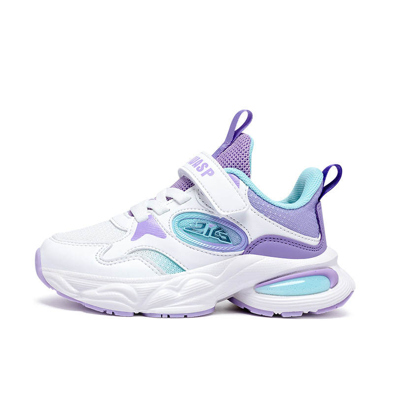 BIG WASP Low top Kids' Running Shoes White Purple Kids'
