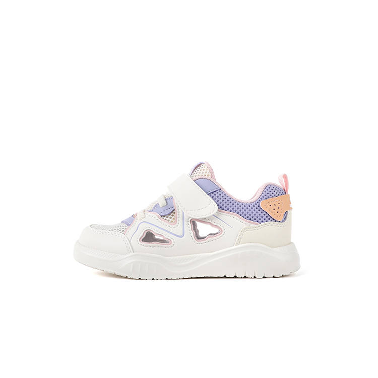 Dr.Kong Baby Dr.Kong Breathable And Lightweight Low top Toddler Shoes Beige Purple