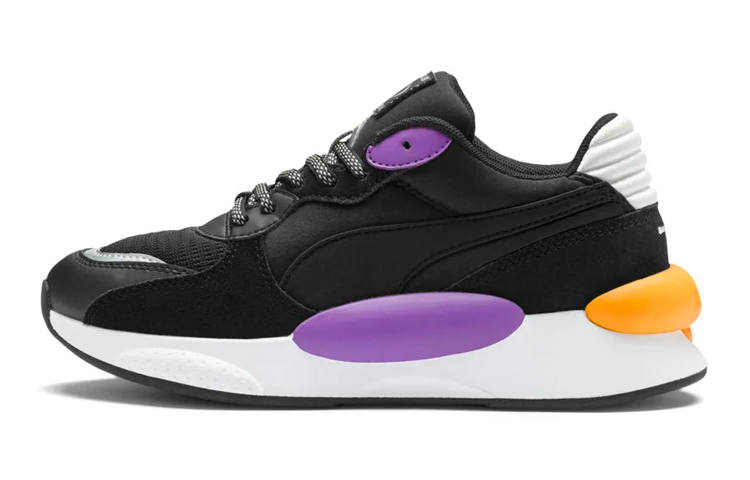 PUMA RS 9.8 Kids Lifestyle Shoes Black Purple Yellow Teenagers