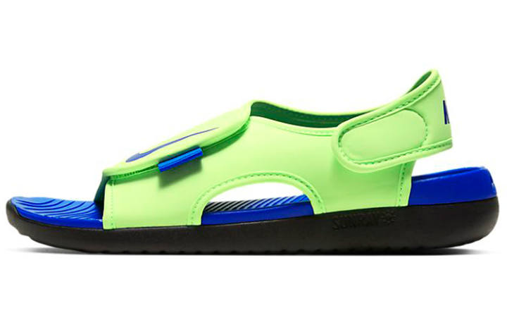 Nike Nike Sunray Adjust 5 Pu Lightweight Children's Sandals Blue Green Kids'