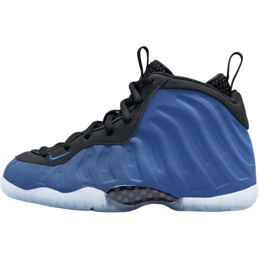 Nike Nike Foamposite One Abrasion Resistant Abrasion Resistant Low top Children's Basketball Shoes Dark Royal Blue/Black