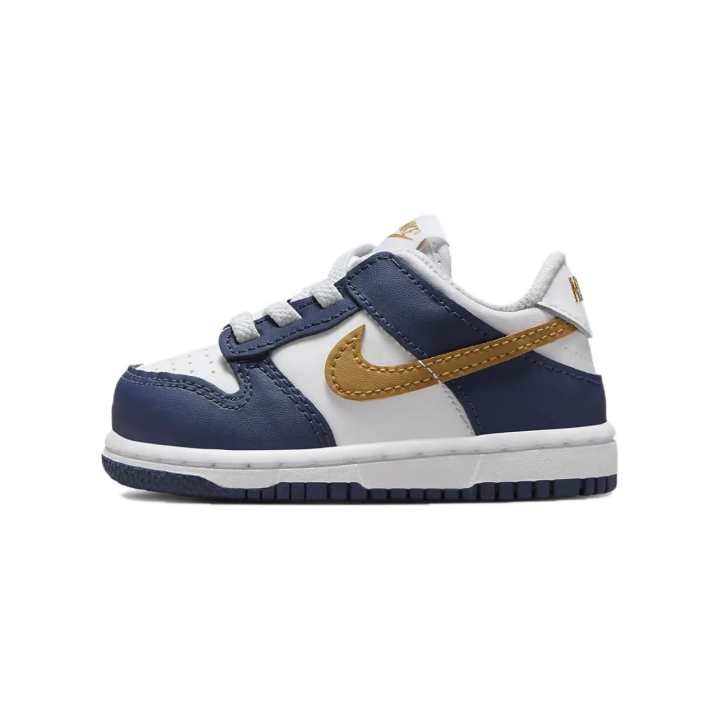 Nike Nike Dunk Slip Resistant Abrasion Resistant Slip Resistant Abrasion Resistant Low top Toddler Shoes White Blue