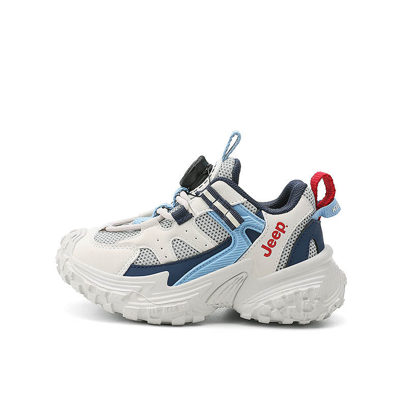 Jeep Soft And Comfortable Low top Kids' Running Shoes Rock Lime/Blue Kids'