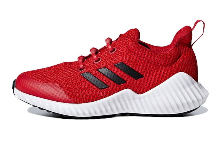 Adidas Adidas Fortarun Hickies K Slip Resistant Low top Kids' Running Shoes Red Black White Kids'