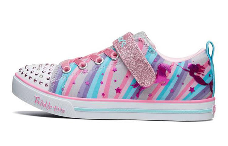Skechers Sparkle Lite Anti Kick Anti kick Low top Kids' Skateboarding Shoes Multicolor Teenagers