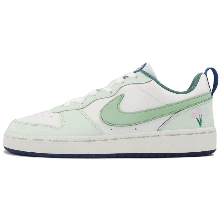 Nike Nike Court Borough Spring Like Leather Slip Resistant Abrasion Resistant Slip Resistant Abrasion Resistant Low top