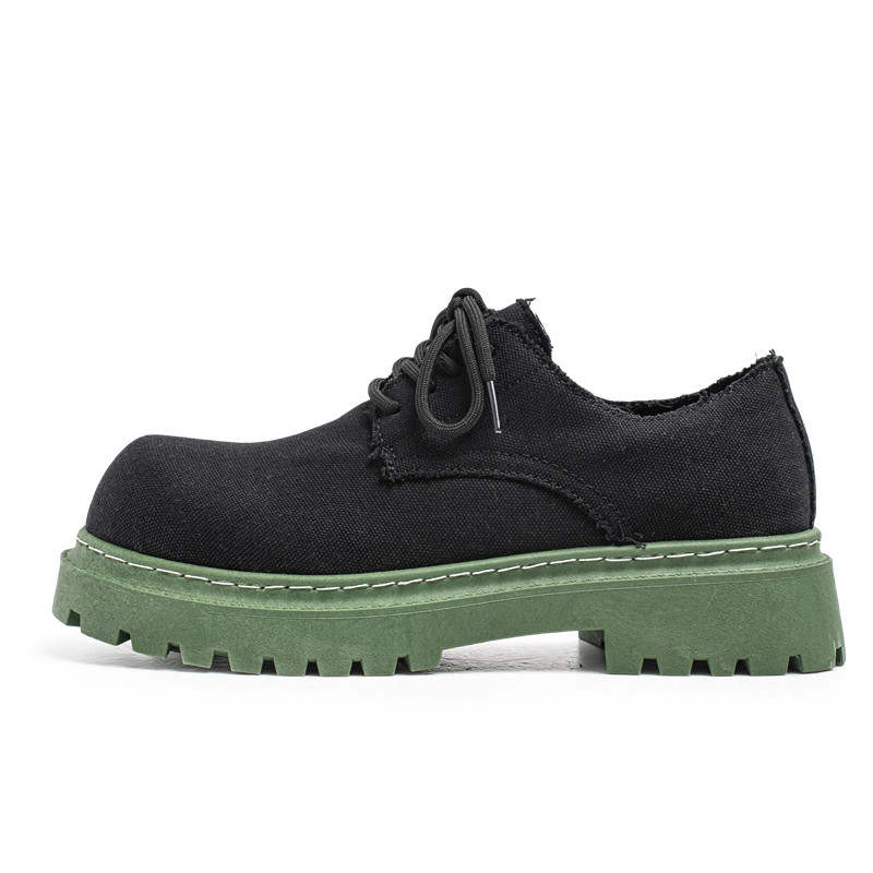 BINGO DUCK Casual Shoes Men's Black Green
