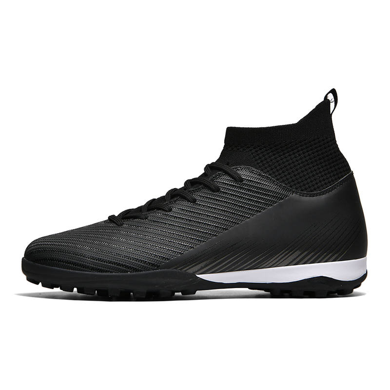 HBRK PU Polyurethane Abrasion Resistant Abrasion Resistant High top Kids' Soccer Shoes Teenagers