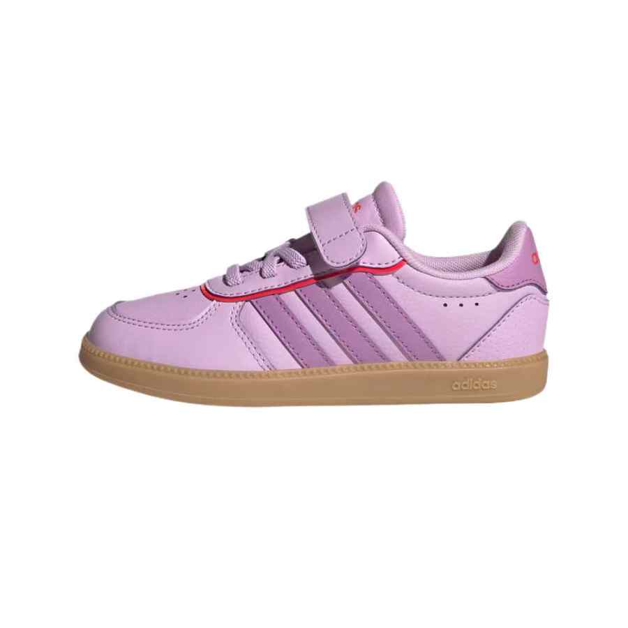 Adidas Adidas BREAKNET SLEEK Synthetic Leather Low top Kids' Training Shoes Bliss Purple Children Aged 3 7 Years Old