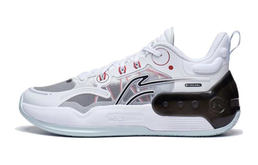 Li-Ning YOUNG Li Ning YOUNG YuShuai 16 V2 Fabric Low top Basketball Shoes White Black Teenagers