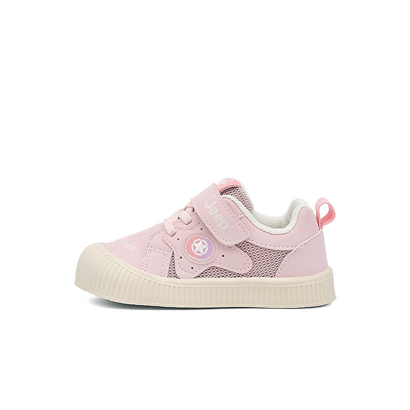 Jeep Abrasion Resistant Low top Kids Lifestyle Shoes Pink Children Aged 3 7 Years Old