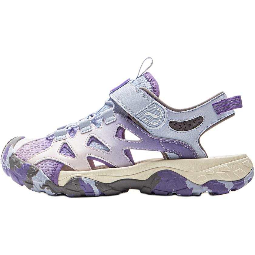 Li-Ning YOUNG Li Ning YOUNG Outdoor Textile, Synthetic Leather Low top Sandal Purple Teenagers