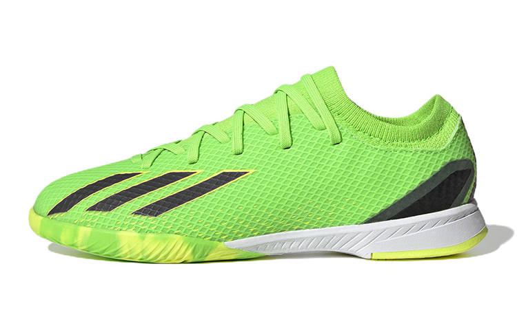 Adidas Adidas X Speedportal L.3 K Abrasion Resistant Low top Kids' Soccer Shoes Neon Green Kids'