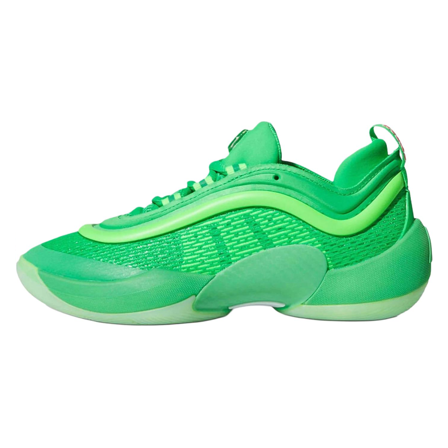 Adidas Adidas D.O.N. Issue #6 Slip Resistant Abrasion Resistant Low top Children's Basketball Shoes Green Teenagers