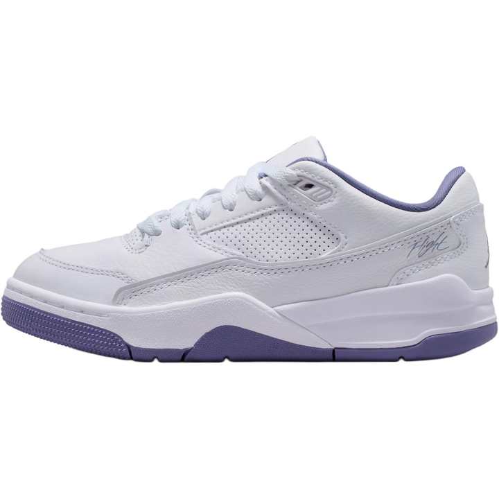 Jordan Jordan FLIGHT COURT Low top Basketball Shoes White Purple Unisex