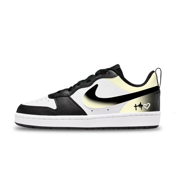 Nike Nike Court Borough Heartfelt Signal Slip Resistant, Abrasion Resistant, Lightweight Cushioning