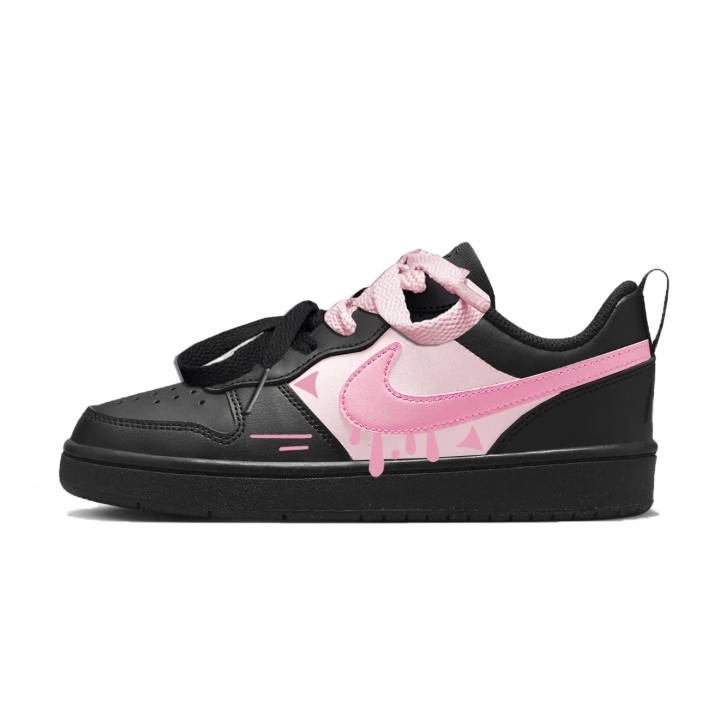 Nike Nike Court Borough Powdered Sugar Soft Slip Resistant Abrasion Resistant Slip Resistant Abrasion Resistant Low top