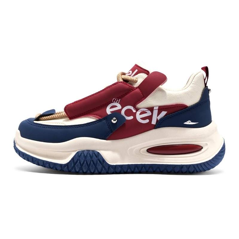 KUDING Cushioning, Wear Resistant Low top Chunky Sneakers Men's
