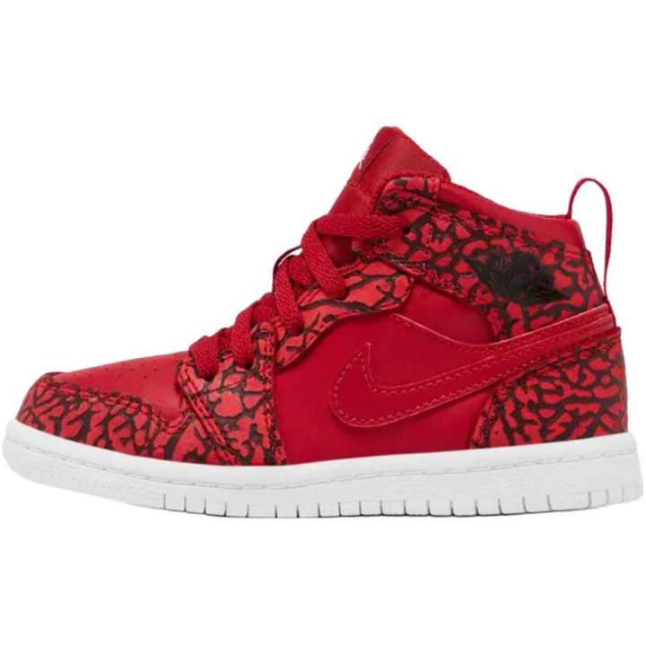 Jordan Jordan Air Jordan 1 High top Toddler Shoes Red Infant And Toddler
