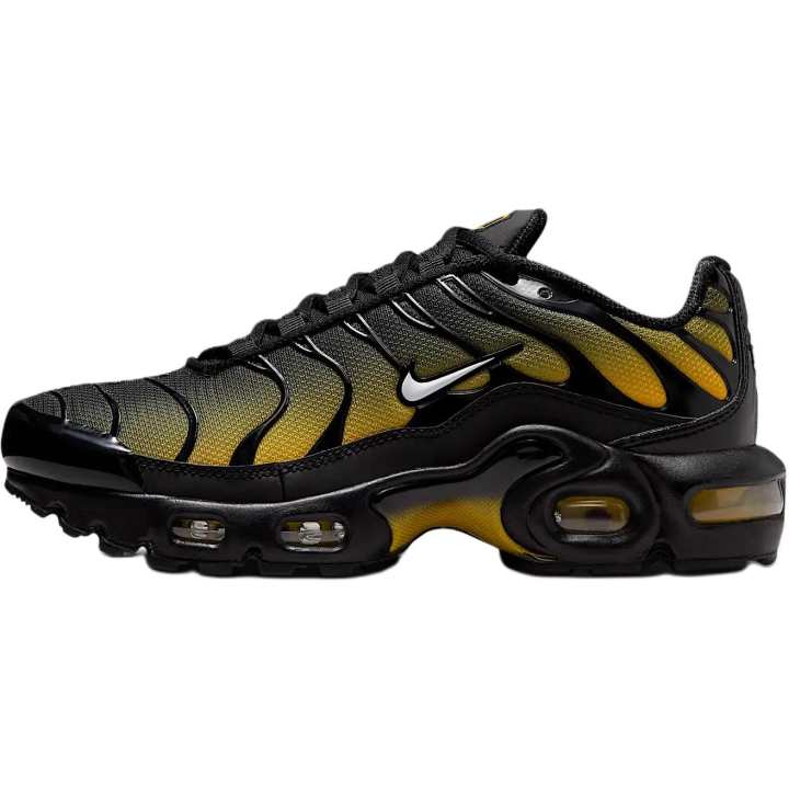 Nike Nike Air Max Plus Fabric Low top Casual Shoes Black Yellow Unisex