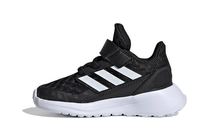Adidas Adidas Rapidarun Elite Cushioning Abrasion Resistant Breathable Low top Toddler Shoes Black White Infant And Toddler