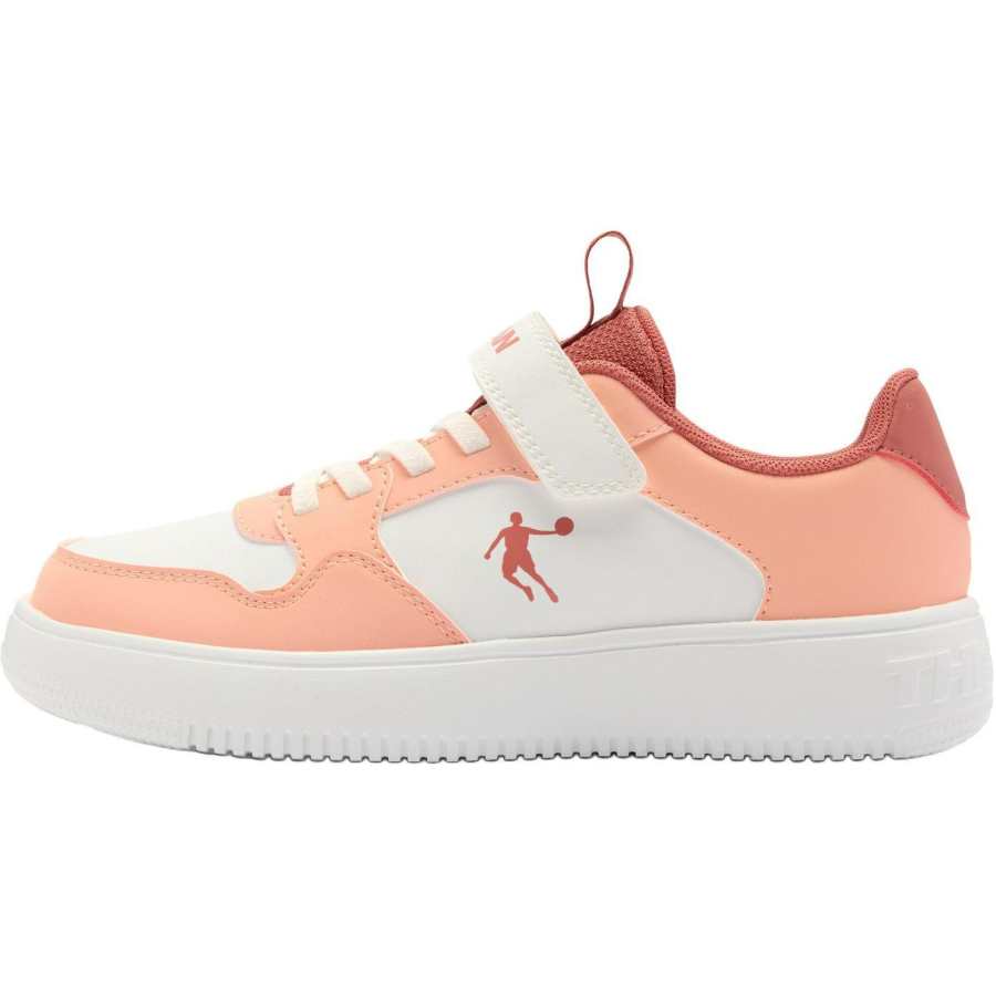 QIAODAN Low top Skateboard Shoes White/Hot Pink Unisex