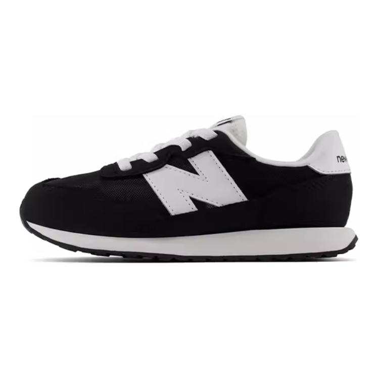 New Balance New Balance NB 237 Abrasion Resistant Breathable Low top Kids Lifestyle Shoes Black Children Aged 3 7 Years Old