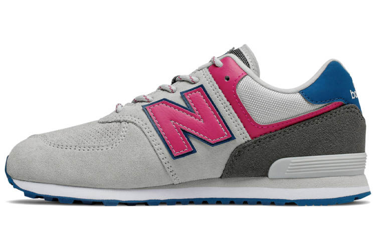 New Balance New Balance NB 574 Cushioning Low top Kids' Running Shoes Gray Pink Teenagers