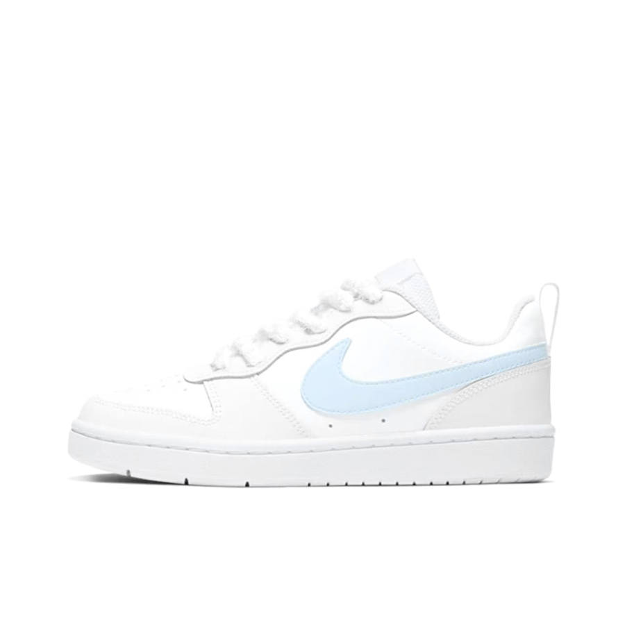 Nike Nike Court Borough Low 2 Leather Slip Resistant Cushioning Abrasion Resistant Low top Kids' Skateboarding Shoes