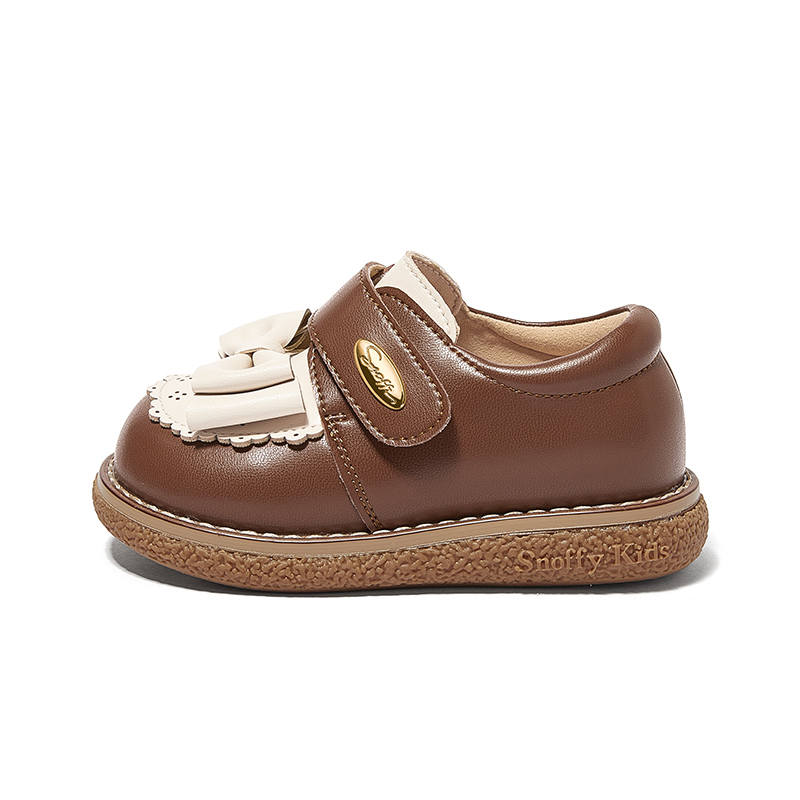 Snoffy Synthetic Leather Abrasion Resistant Support Low top Toddler Shoes Infant And Toddler